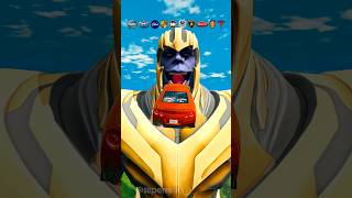 Super Cars VS Thanos 😂 ❌ | BeamNG.drive #shorts #beamng