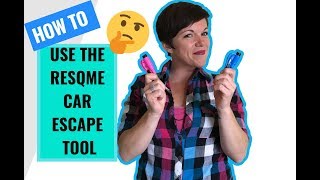 😊How To Use the Resqme Seatbelt Cutter and Window Breaker! 🚙  Podcast#1