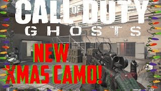 Call of Duty Ghosts: CHRISTMAS CAMO! - New "Holiday" DLC Camos! (CoD Ghosts Downloadable Content)