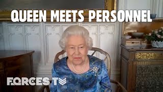 Watch The Queen's Video Call With British Military Personnel! | Forces TV
