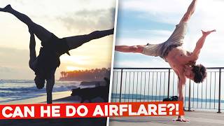 Teaching the AIRFLARE to a HANDSTAND COACH ft. @Gal-by