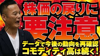 【グローバルマクロ戦略】株価の戻りに要注意！データで今後の動向を再確認！コモディティ高は続く！