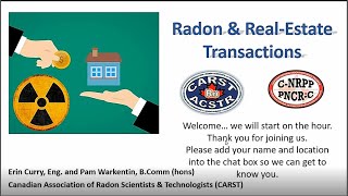 Radon and Real Estate: Short Term Radon Assessment Webinar