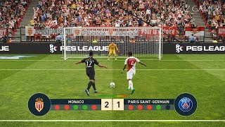 MONACO vs PSG | Penalty Shootout | Mbappe vs Monaco | PES 2019 Gameplay PC