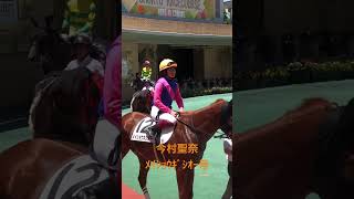 今村聖奈　ﾒｲｼｮｳｷﾞｼｵｰ号　ﾊﾟﾄﾞｯｸ風景②（20230702中京競馬6R）