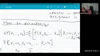 L12: Method of conditional expectations, and Martingales, 2/24/22.