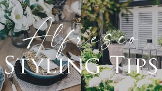 7 ALFRESCO \u0026 OUTDOOR STYLING TIPS | How to DECORATE a Beautiful Alfresco Space