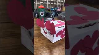 My students made Valentine’s Day boxes!