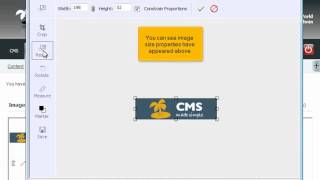Tutorial: How to resize an image via image manager in CMS Made Simple | LayerOnline Web Hosting