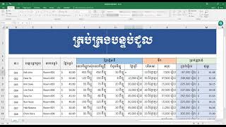 គ្រប់គ្រងបន្ទប់ជួល២០២៣ Rental Management in excel | khmer excel