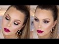 New Year's Eve Gold Glitter Makeup Tutorial - Crystal Conte