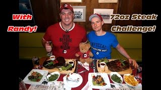 72oz Steak Challenge with Randy Santel (Epic Finish!)