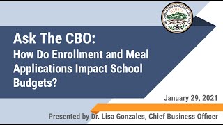 Ask the CBO: How do Enrollment and Meal Applications Impact MDUSD Budgets?