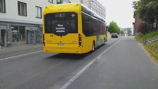 Savonlinja 83 (Volvo 7900E / Volvo B0E) linjalla 4