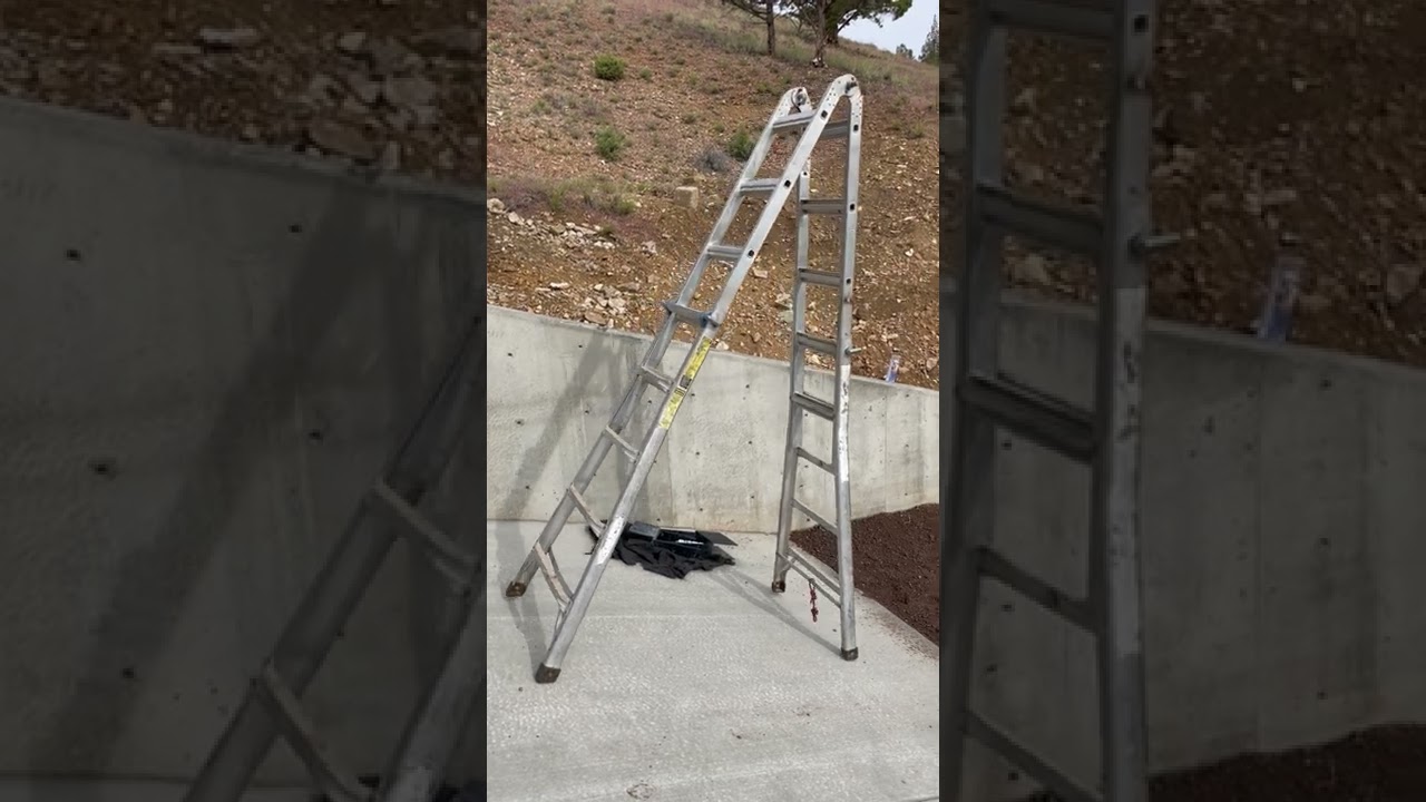 Ladder Walking Away From the Job Site || ViralHog