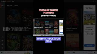 Pixelmon in 59 Seconds! (Fastest Install Tutorial) #minecraft #pixelmon #pixelmonreforged