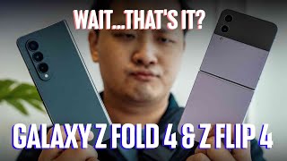 Samsung Galaxy Z Fold 4 & Z Flip 4 first impressions: Is that it...?