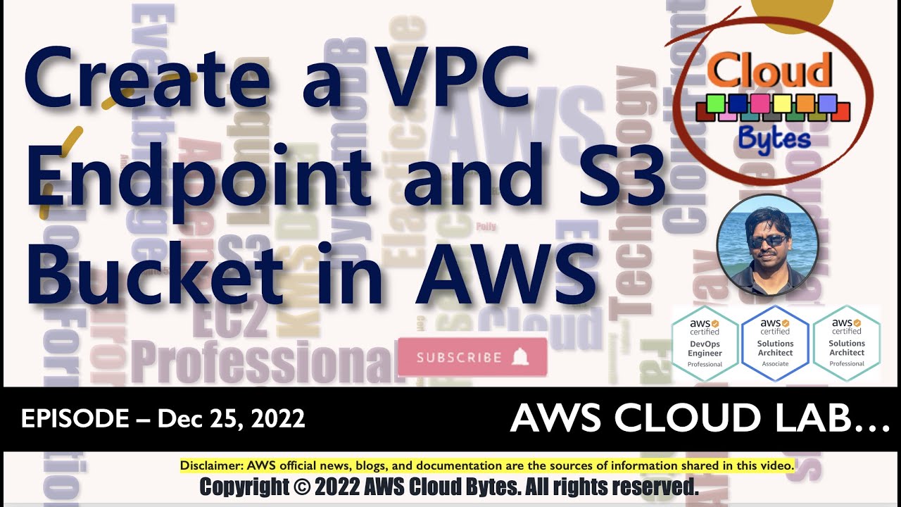 How To Create A VPC Endpoint And S3 Bucket In AWS - YouTube