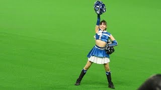 ＜2022.3.2ヤクルト戦＞ファイターズガールの齋藤緋奈乃さんと辻菜穂子さんによる「Y.M.C.A.」