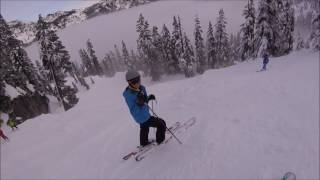 2017-01-28 Skiing on Alpental at Snoqualmie for the first time