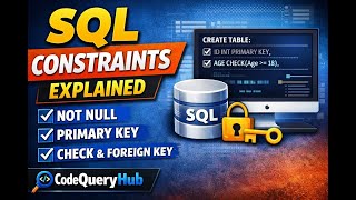 SQL Constraints Explained with Examples | SQL Server Beginner Tutorial | CodeQueryHub #sqlserver