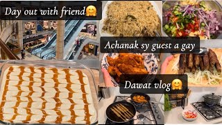 Day out with Friend🤗 | Achanak sy Guest a Gaye | Dawat Vlog 🥘 | Pakistani Girl In Sydney🇦🇺