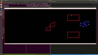 Kobot Kinematic Simulator Self-organized Flocking Experiment