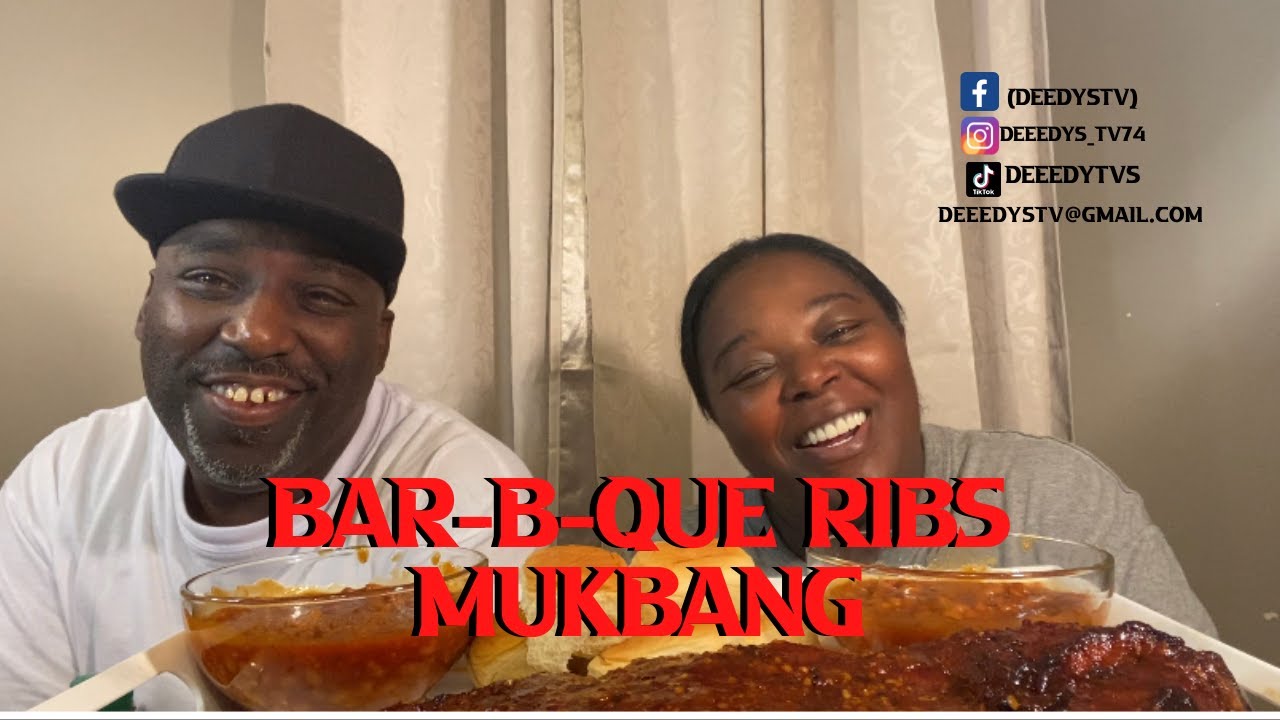 BAR-B-QUE RIBS MUKBANG/WHAT IS HAPPENING? - YouTube