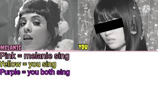 [Karaoke duet] Milk and cookies color coded lyrics melanie martinez