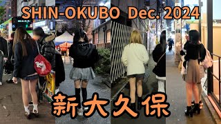 [東京散歩 4K] 新大久保 SHIN-OKUBO / Dec. 2024 (1)  [WALK TOKYO]