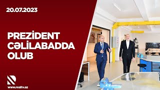 Prezident Cəlilabadda olub - İlham Əliyev Dövlət Peşə Təhsil Mərkəzinin açılışında iştirak edib