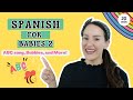 The ABC song, Animal Sounds, Counting 1-2-3 and more! All in Spanish with Miss Vale