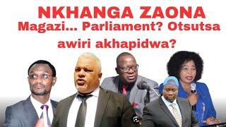 NKHANGA ZAONA BREAKING NEWS WABWELETSA NTANYIWA AKUTI APHUNGU A DPP AWIRI AKHAPIDWA KU PARLIAMENT