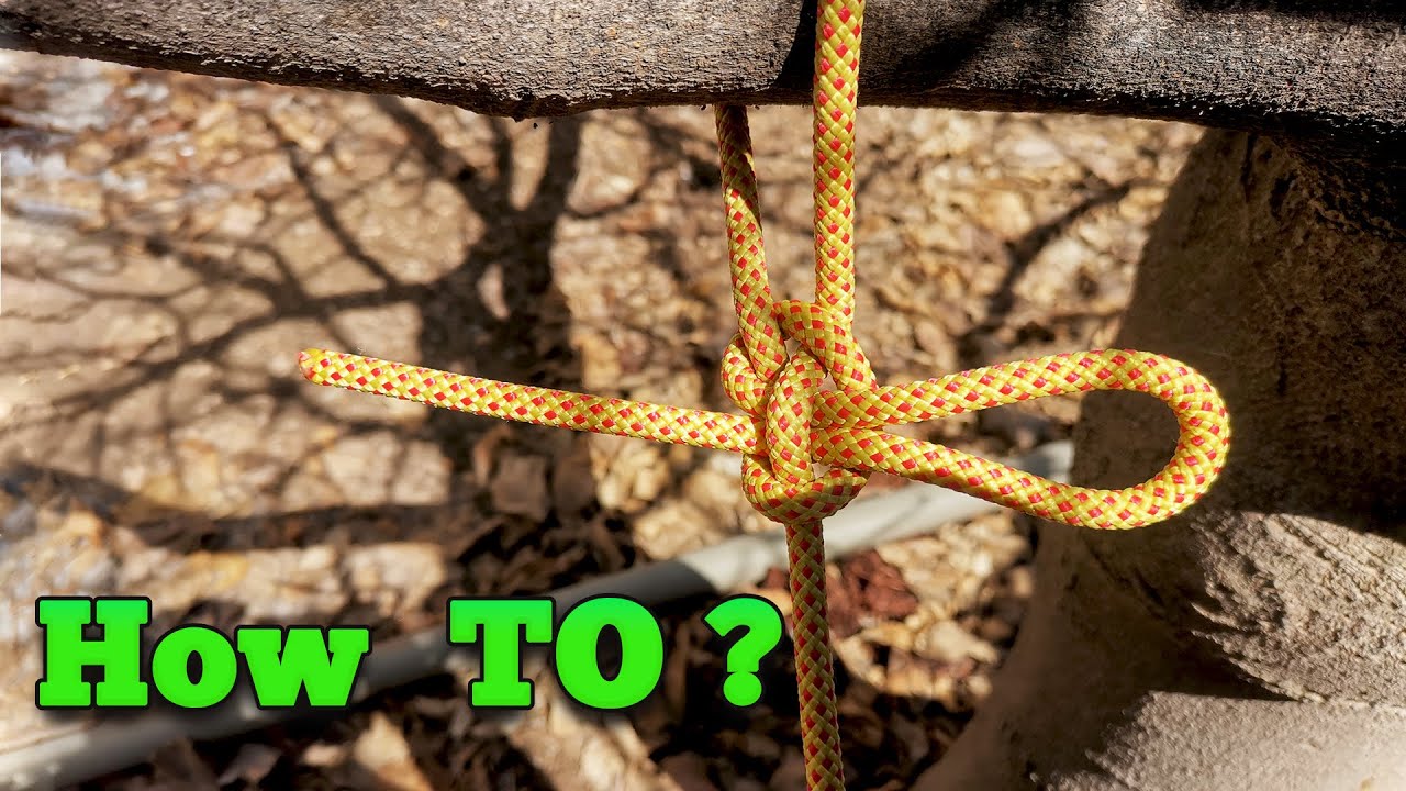How To Tie A Rope To A Tree Three Simple And Practical Knots Youtube