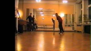 B-Boy Emilio and Swiftrock (Battle Squad) Breakin Session Berlin 1992