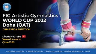 DOHA (QAT) - FIG ARTISTIC GYMNASTICS INDIVIDUAL APPARATUS WORLD CUP (day1)