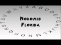 How to Say or Pronounce USA Cities — Nokomis, Florida