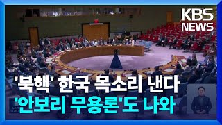 ‘북핵’ 한국 목소리 낸다…‘안보리 무용론’ 한계도 / KBS  2023.06.07.