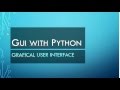 001 GUI with Python: How to import tkinter and how to create a main window