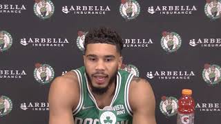 Jayson Tatum: "I'm ready to go. Same as last year. Same as the year before." | Media Day 2021