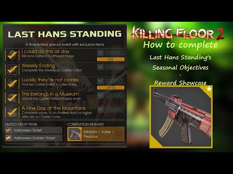 Killing Floor 2 Last Hans Standing #10 How to Complete All Seasonal Objectives (Halloween 2023)