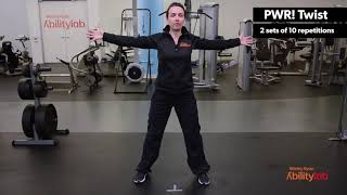 At Home Workout: Standing PWR! Moves