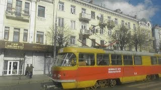 FHD 04 Экскурсионный ретро-троллейбус ЗиУ-5д №249. Маршрут №5. Улица Соборная – Площадь Победы