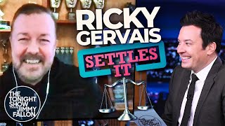 Ricky Gervais Settles the British vs. American Office Debate | The Tonight Show
