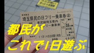 【2020年！！】埼玉県民の日フリー乗車券で満喫する東武鉄道