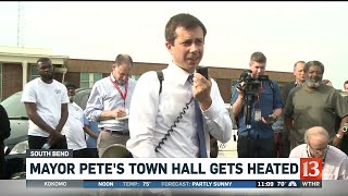 Mayor Pete's Town Hall Gets Heated