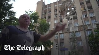 "This is scary": Russian airstrike hits 71-year-old Ukrainian's home in Kherson