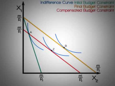 Income And Substitution Effects - YouTube