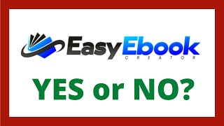 Easy Ebook Creator Review - Legit App?