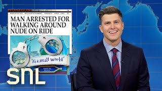 Weekend Update: Naked Man Arrested at Disneyland, Doritos AI Software - SNL